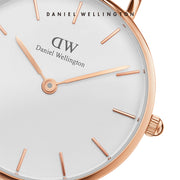  Shop Authentic Daniel Wellington Roselyn 3A Petite White Dial Red NATO Strap Watch For Women - DW00100293 - Luxxuri