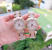  Shop Authentic Michael Kors Bryn Rose Gold Dial Two Tone Steel Strap Watch for Women - MK6135 - Luxxuri