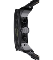  Shop Authentic Diesel Big Daddy Blue Dial Black Leather Strap Watch For Men - DZ7127 - Luxxuri