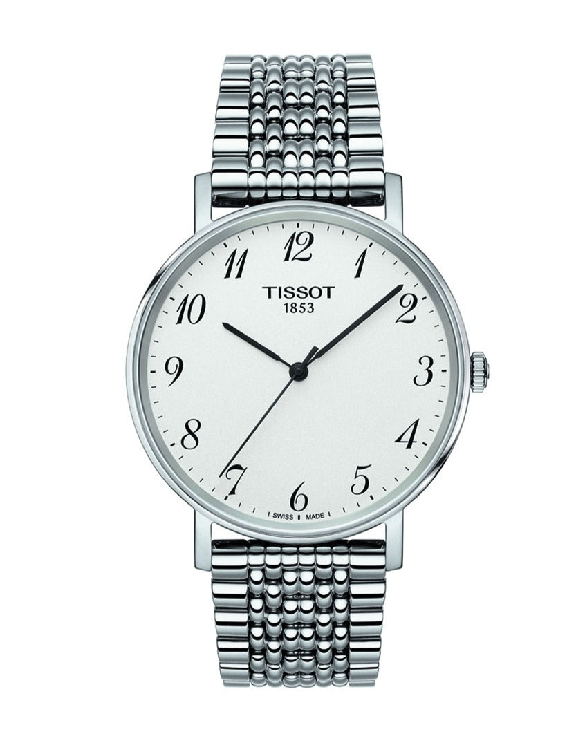  Shop Authentic Tissot Everytime Desire Medium Silver Dial Silver Mesh Bracelet Watch For Men - T109.410.11.032.00 - Luxxuri