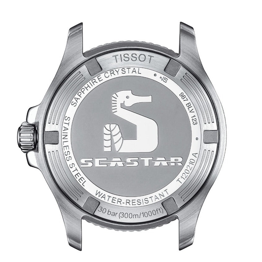  Shop Authentic Tissot Seastar 1000 Lady Blue Dial Silver Steel Strap Watch For Women - T120.210.11.041.00 - Luxxuri