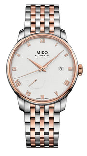  Shop Authentic Mido Baroncelli Automatic White Dial Two Tone Steel Strap Watch For Women - M8600.9.N6.1 - Luxxuri