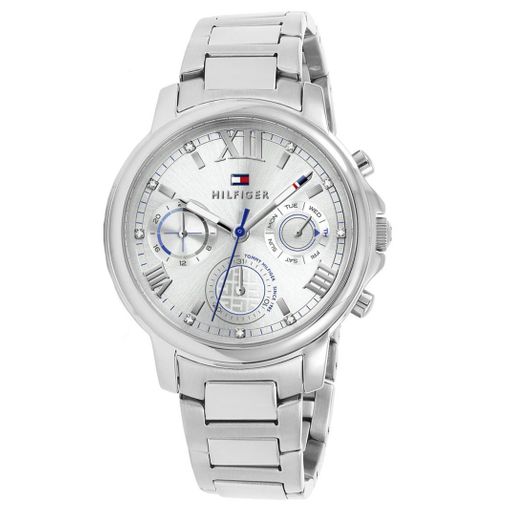  Shop Authentic Tommy Hilfiger Claudia Silver Dial Silver Steel Strap Watch for Women - 1781741 - Luxxuri