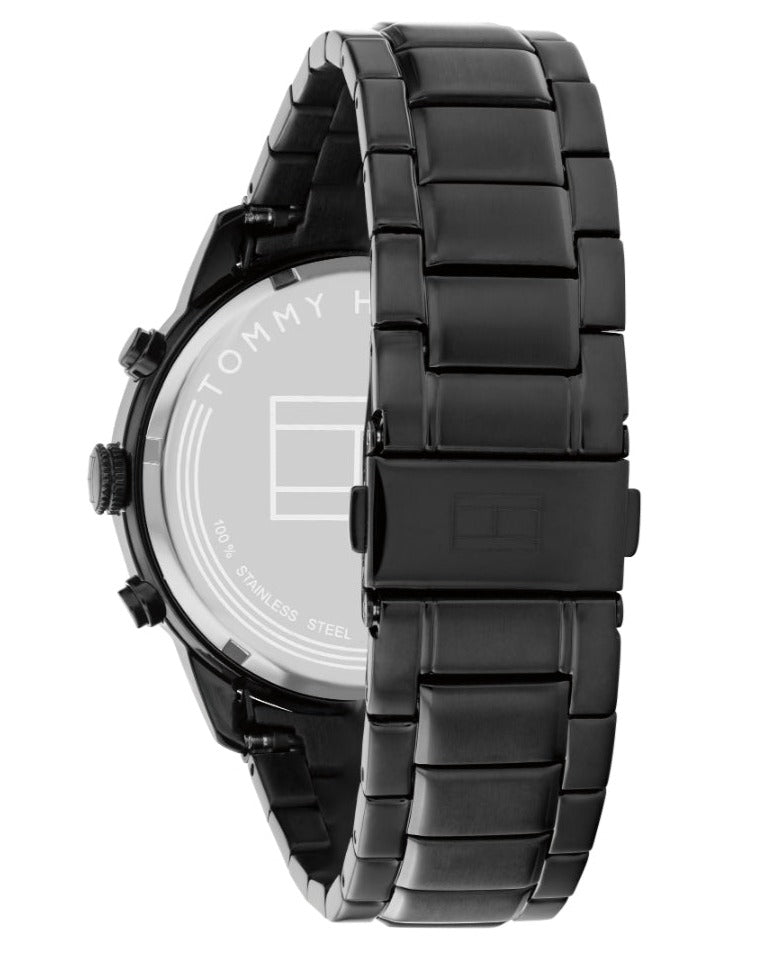  Shop Authentic Tommy Hilfiger Jimmy Chronograph Grey Dial Grey Steel Strap Watch For Men - 1791951 - Luxxuri