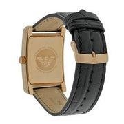  Shop Authentic Emporio Armani Classic Black Dial Black Leather Strap Watch For Women - AR0169 - Luxxuri