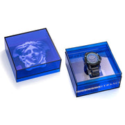  Shop Authentic Versace icon Active Chronograph Black Dial Black Silicone Strap Watch For Men - VEZ700622 - Luxxuri
