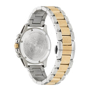  Shop Authentic Versace Greca Action Chronograph Quartz Silver Dial Two Tone Steel Strap Watch for Men - VE3J00522 - Luxxuri