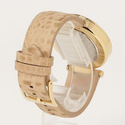  Shop Authentic Michael Kors Parker Three-Hand Gold Dial Brown Leather Strap Watch For Women - MK4725 - Luxxuri