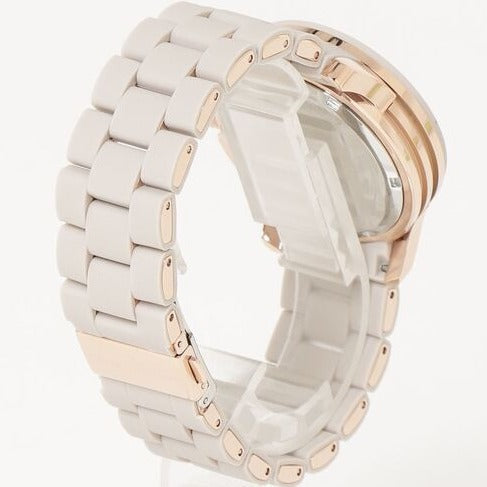  Shop Authentic Michael Kors Runway Chronograph Grey Dial Grey Silicone Strap Watch For Women - MK7386 - Luxxuri