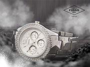  Shop Authentic Fossil Stella Silver Dial Silver Steel Strap Watch for Women - ES3588 - Luxxuri