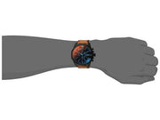  Shop Authentic Diesel Mega Chief Chronograph Copper Dial Brown Leather Strap Watch For Men - DZ4476 - Luxxuri
