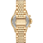  Shop Authentic Michael Kors Bayville Chronograph Black Dial Gold Steel Strap Watch For Men - MK8726 - Luxxuri