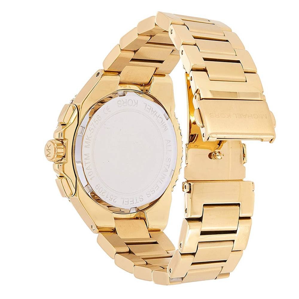  Shop Authentic Michael Kors Camille Silver Diamonds Dial Gold Steel Strap Watch for Women - MK5756 - Luxxuri