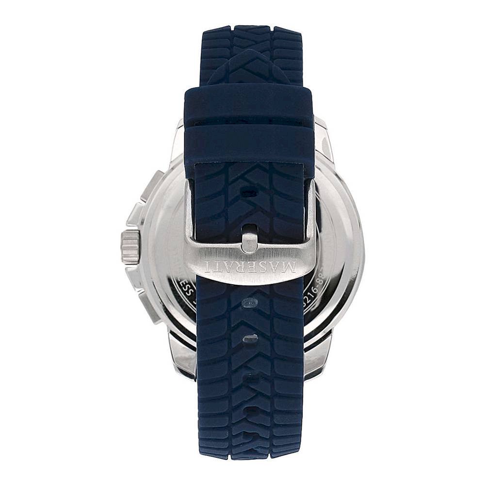  Shop Authentic Maserati Successo Chronograph White Dial Blue Rubber Strap Watch For Men - R8871621013 - Luxxuri