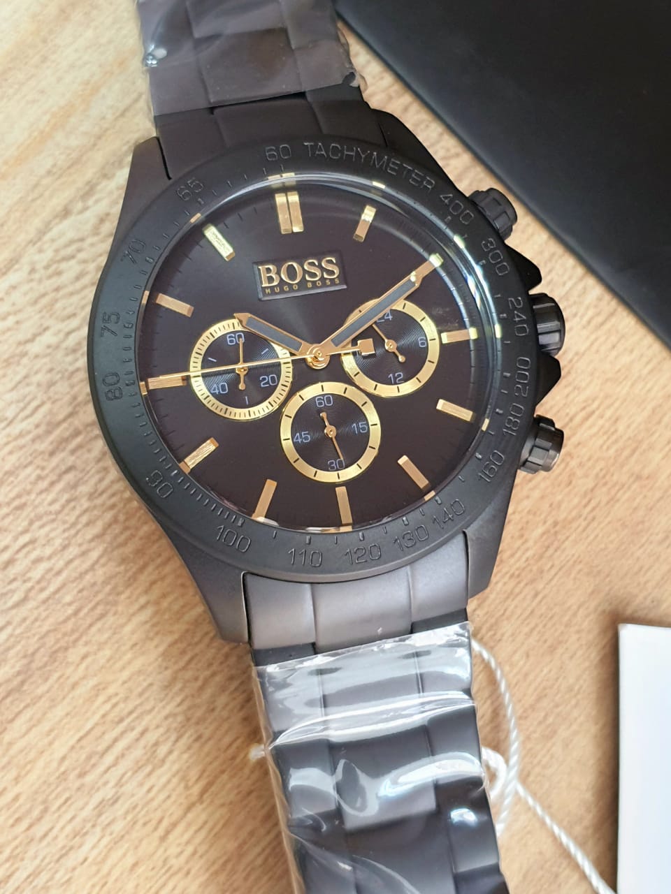  Shop Authentic Hugo Boss Ikon Black Dial Black Steel Strap Watch for Men - 1513278 - Luxxuri