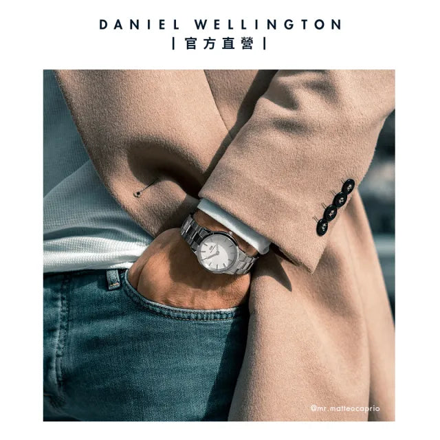  Shop Authentic Daniel Wellington Iconic Link White Dial Silver Steel Strap Watch for Women - DW00100203 - Luxxuri