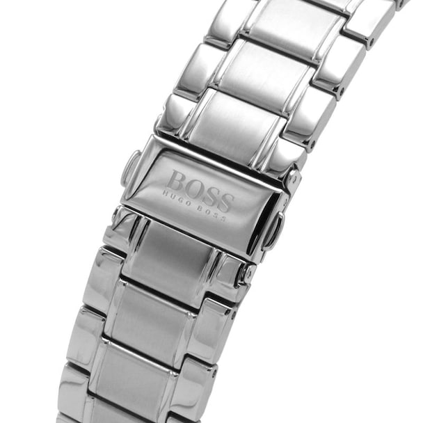  Shop Authentic Hugo Boss Skymaster Blue Dial Silver Steel Strap Watch for Men - 1513784 - Luxxuri