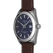  Shop Authentic Tissot Gentleman Powermatic 80 Silicium Blue Dial Brown Leather Strap Watch For Men - T127.407.16.041.00 - Luxxuri