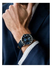  Shop Authentic Tissot Carson Premium Powermatic 80 Blue Dial Blue Leather Strap Watch For Men - T122.407.16.043.00 - Luxxuri