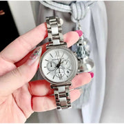  Shop Authentic Michael Kors Sofie Quartz Silver Dial Silver Steel Strap Watch For Women - MK6575 - Luxxuri