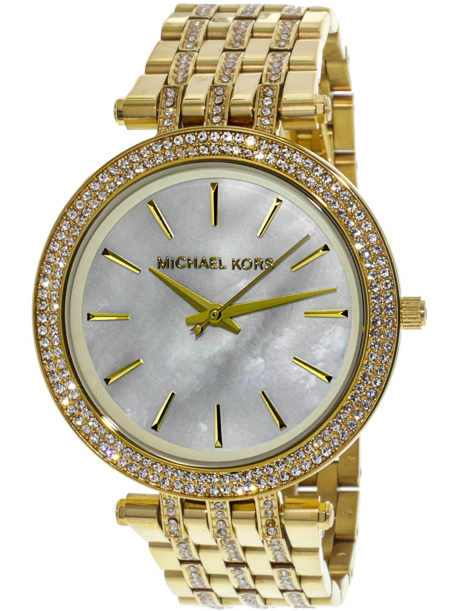  Shop Authentic Michael Kors Darci Mother of Pearl Dial Gold Steel Strap Watch for Women - MK3219 - Luxxuri