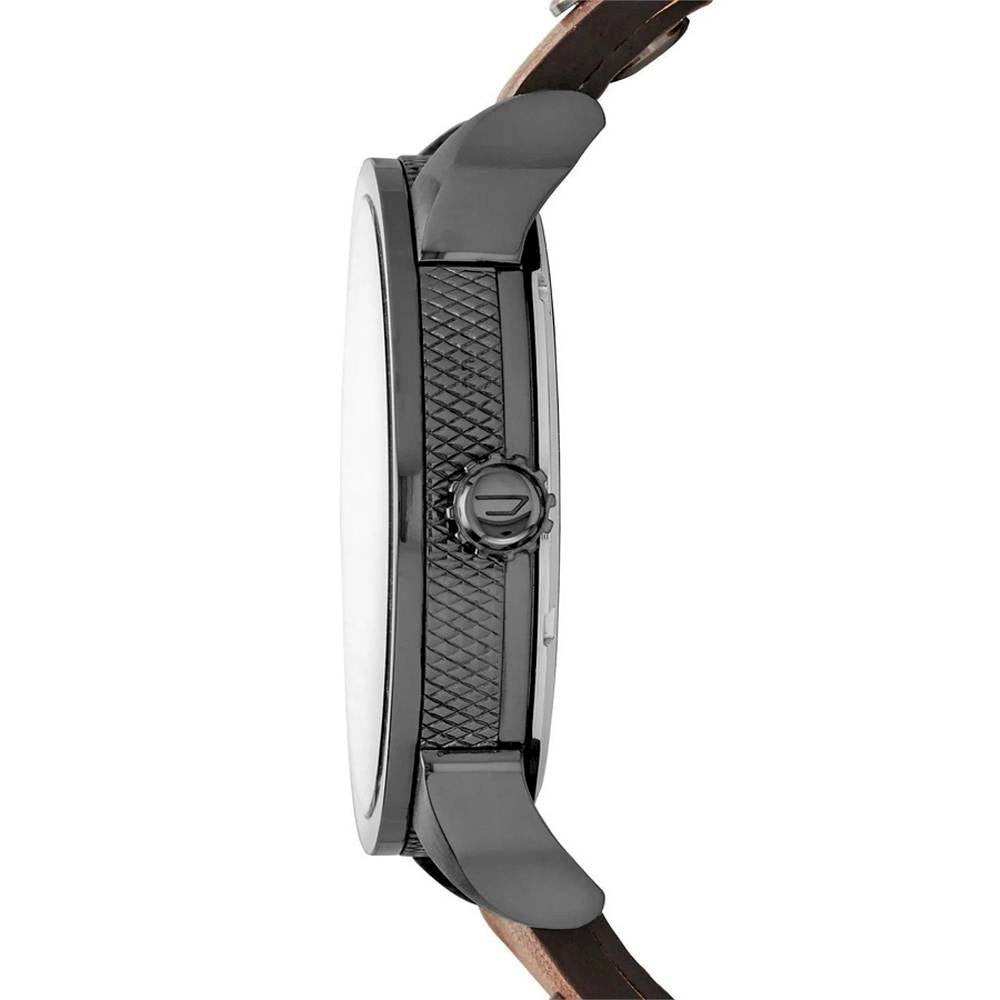  Shop Authentic Diesel Mini Daddy Analog Blue Dial Brown Leather Strap Watch For Men - DZ7339 - Luxxuri
