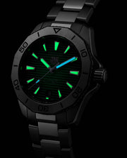  Shop Authentic Tag Heuer Aquaracer Professional 200 Automatic Green Dial Silver Steel Strap Watch for Men - WBP2115.BA0627 - Luxxuri