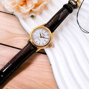  Shop Authentic Tissot Carson Automatic White Dial Brown Leather Strap Watch For Women - T085.207.36.011.00 - Luxxuri