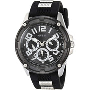  Shop Authentic Guess Delta Black Dial Black Silicone Strap Watch for Men - GW0051G1 - Luxxuri