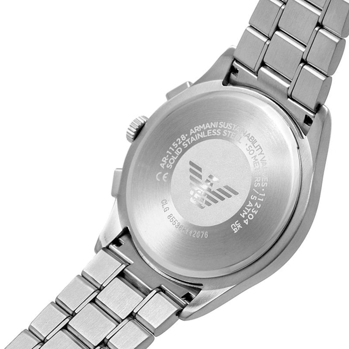  Shop Authentic Emporio Armani Chronograph Blue Dial Silver Steel Strap Watch For Men - AR11528 - Luxxuri