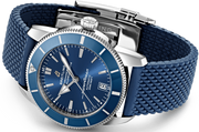  Shop Authentic Breitling Superocean Heritage B20 Automatic 42 Blue Dial Blue Mesh Bracelet Watch for Men - AB2010161C1S1 - Luxxuri