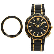  Shop Authentic Versace V Extreme Pro Two Tone Dial Stainless Steel Strap Watch for Men - VCN040017 - Luxxuri