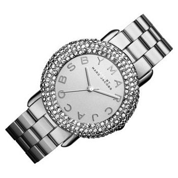  Shop Authentic Marc Jacobs Marci Silver Dial Silver Steel Strap Watch for Women - MBM3190 - Luxxuri