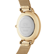  Shop Authentic Daniel Wellington Classic Petite Evergold White Dial Gold Mesh Bracelet Watch For Women - DW00100346 - Luxxuri