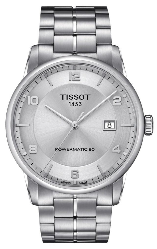  Shop Authentic Tissot Luxury Powermatic 80 Silver Dial Silver Steel Strap Watch For Men - T086.407.11.031.00 - Luxxuri