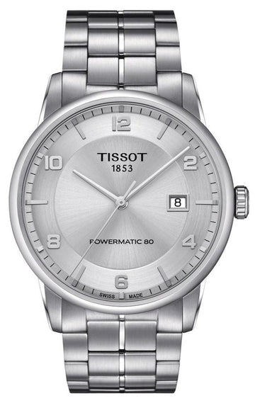 Shop Authentic Tissot Luxury Powermatic 80 Silver Dial Silver Steel Strap Watch For Men - T086.407.11.031.00 - Luxxuri