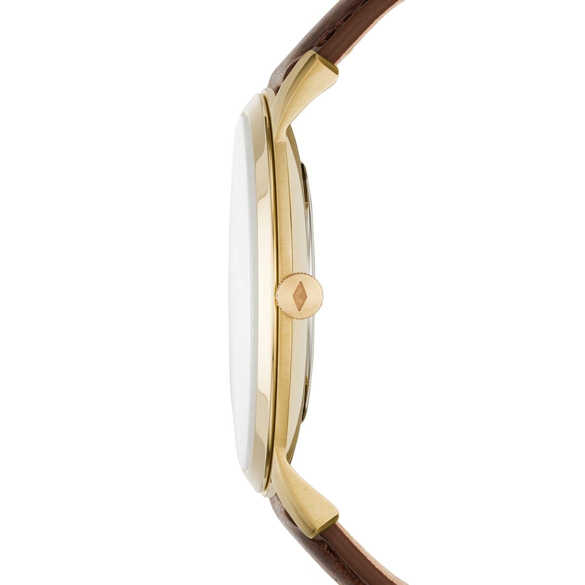  Shop Authentic Fossil The Minimalist White Dial Brown Leather Strap Watch for Men - FS5397 - Luxxuri