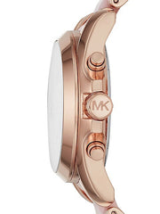  Shop Authentic Michael Kors Bradshaw Chronograph Pink Dial Two Tone Steel Strap Watch For Women - MK6830 - Luxxuri