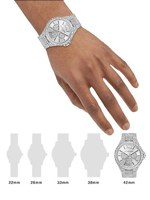  Shop Authentic Michael Kors Camille Multifunction Crystals Silver Dial Silver Steel Strap Watch for Women - MK6957 - Luxxuri