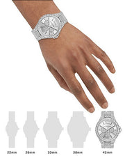  Shop Authentic Michael Kors Camille Multifunction Crystals Silver Dial Silver Steel Strap Watch for Women - MK6957 - Luxxuri