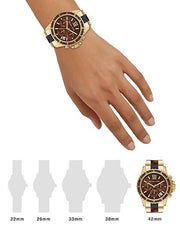  Shop Authentic Michael Kors Everest Chronograph Brown Dial Two Tone Steel Strap Watch For Women - MK6973 - Luxxuri
