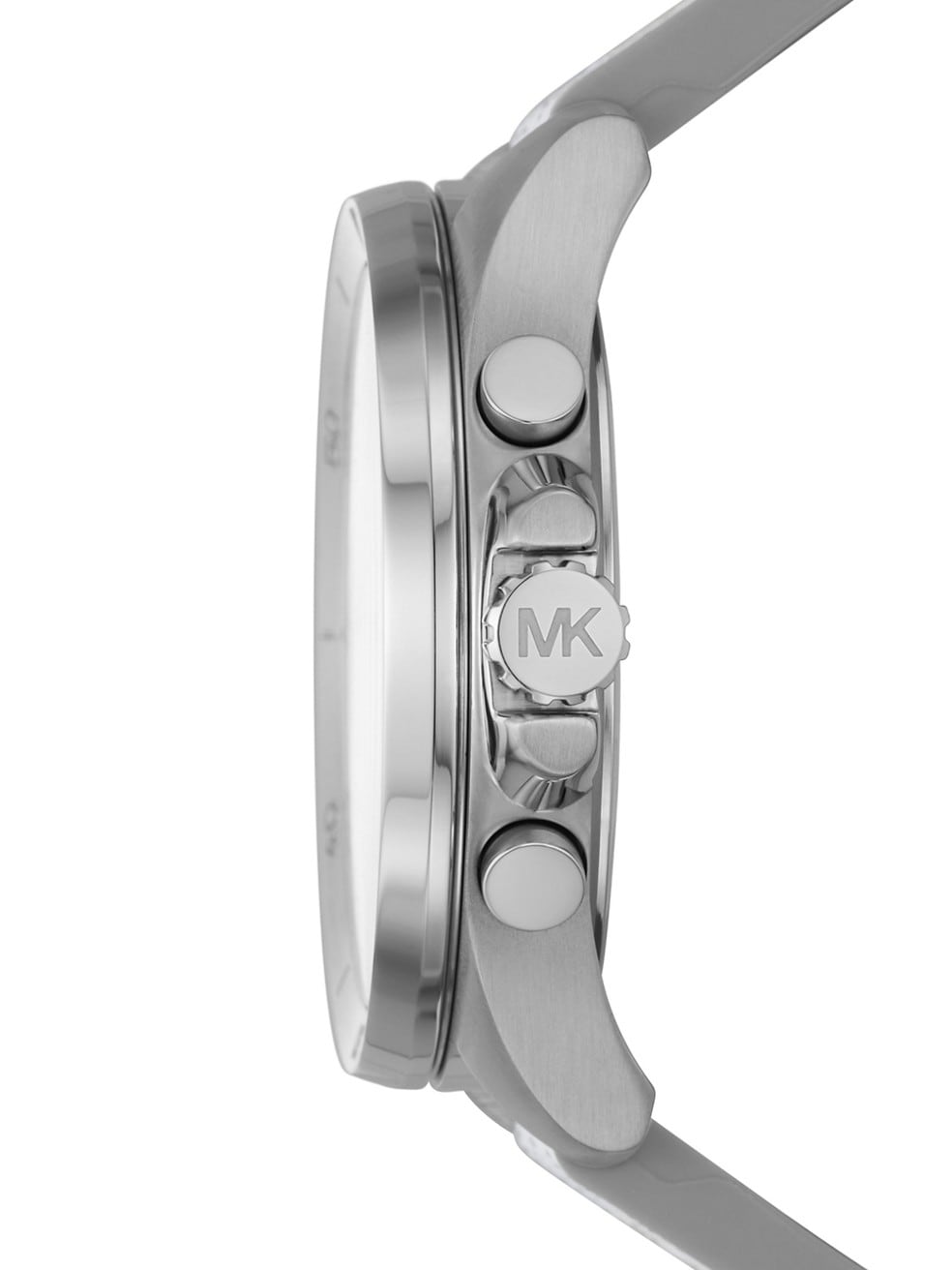  Shop Authentic Michael Kors Brecken Chronograph Silver Dial White Leather Strap Watch For Men - MK8949 - Luxxuri