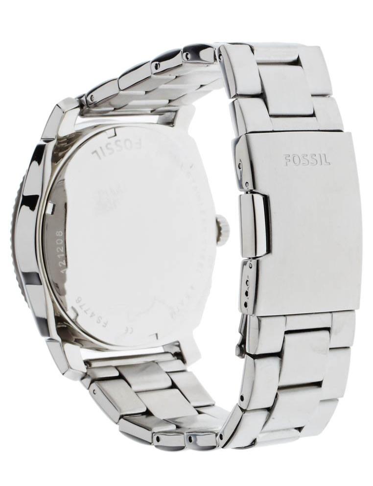  Shop Authentic Fossil Machine Chronograph Black Dial Silver Steel Strap Watch for Men - FS4776 - Luxxuri
