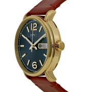  Shop Authentic Marc Jacobs Fergus Green Dial Brown Leather Strap Watch for Men - MBM5077 - Luxxuri
