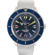  Shop Authentic Breitling Superocean Heritage '57 Special Edition II Blue Dial Silver Mesh Bracelet Watch for Men - A103702A1C1A1 - Luxxuri