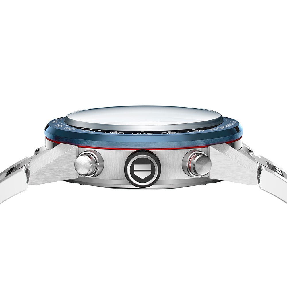  Shop Authentic Tag Heuer Carrera Chronograph Blue Dial Silver Steel Strap Watch for Men - CBG2A11.BA0654 - Luxxuri