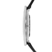  Shop Authentic Calvin Klein Full Moon Black Dial Black Leather Strap Watch for Women - K8Y231C1 - Luxxuri