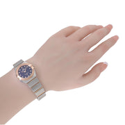  Shop Authentic Omega Constellation Quartz Diamonds Blue Dial Two Tone Steel Strap Watch for Women - 131.20.25.60.53.002 - Luxxuri
