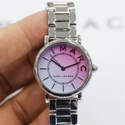  Shop Authentic Marc Jacobs Roxy Pink Dial Silver Steel Strap Watch for Women - MJ3552 - Luxxuri