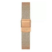  Shop Authentic Daniel Wellington Petite Pressed Melrose Black Dial Rose Gold Mesh Strap Watch For Women - DW00100440 - Luxxuri